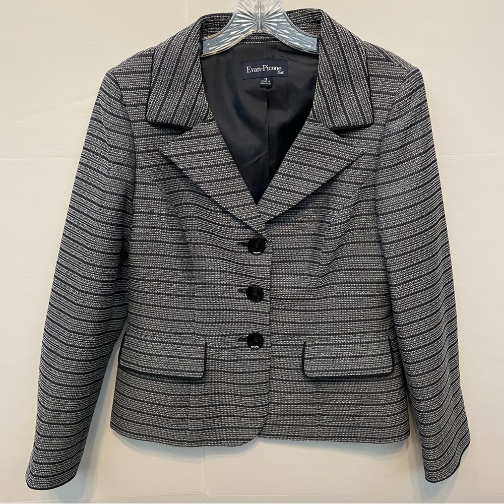 Evan-Picone Blue Blazer/Jacket